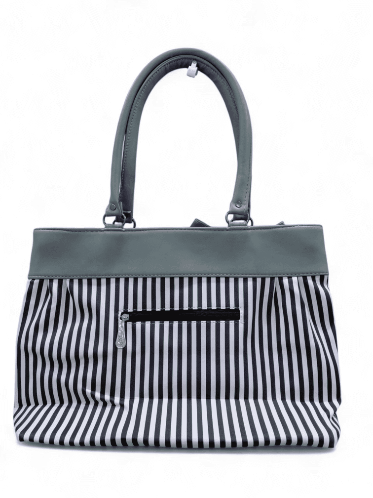 Black & White Bow Handbag