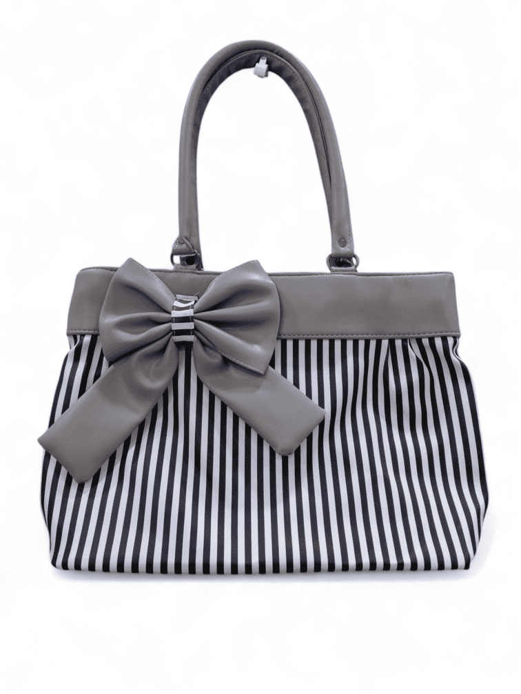 Black & White Bow Handbag 2